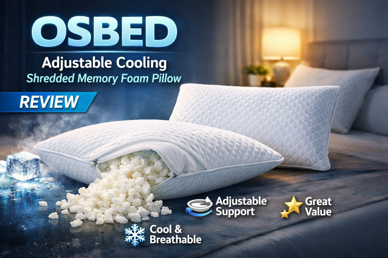 Why the OSBED Breathable Memory Foam Pillow Is a Smart, Healthy Option for Hot Sleepers